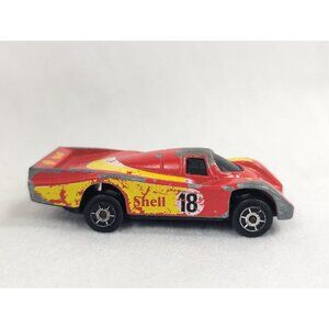 Vintage Loose Diecast Majorette Sports Racing Car Sonic Flashers Shell #18 Rare!